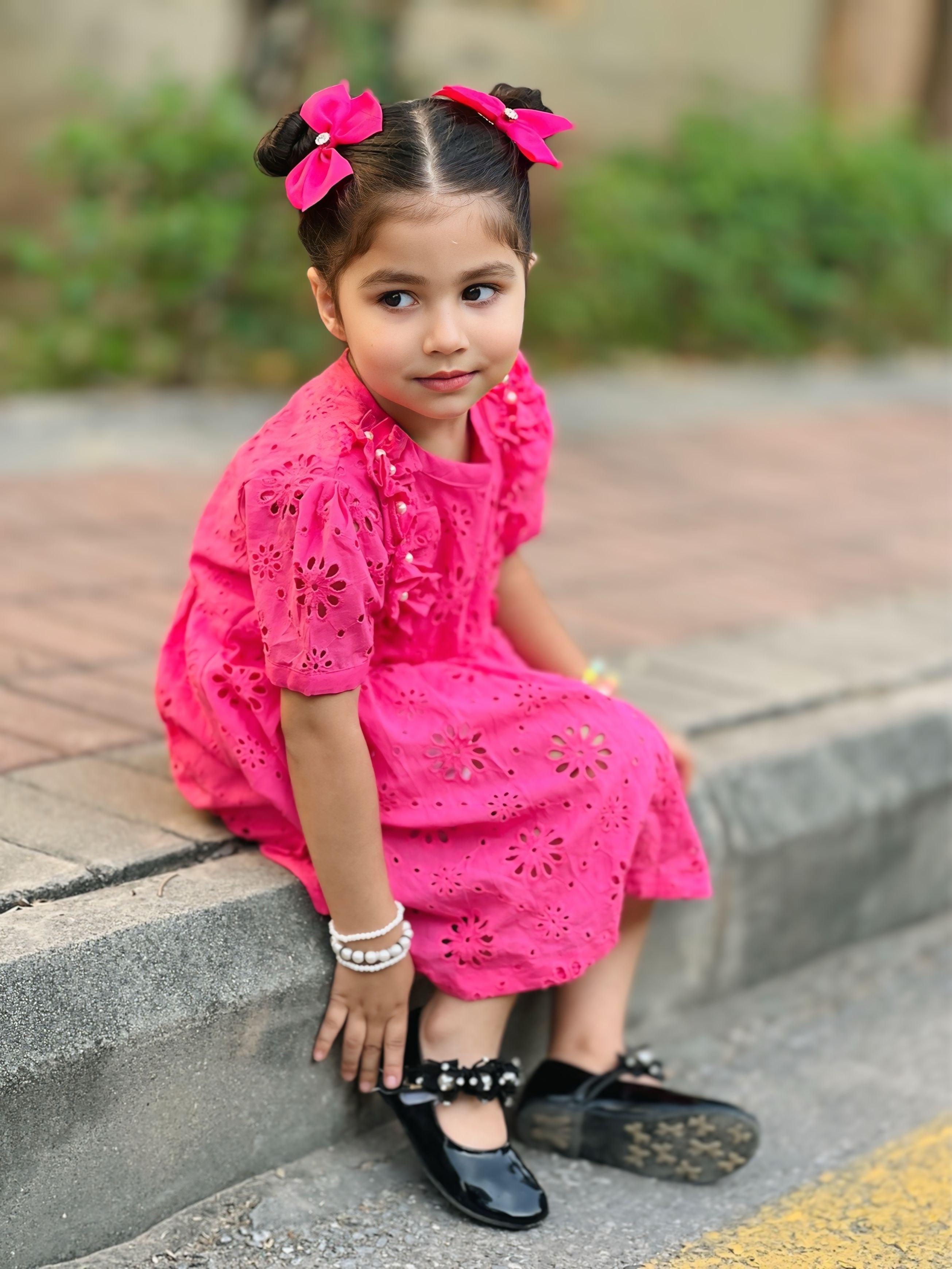 Chikenkari frockOct27_17:07