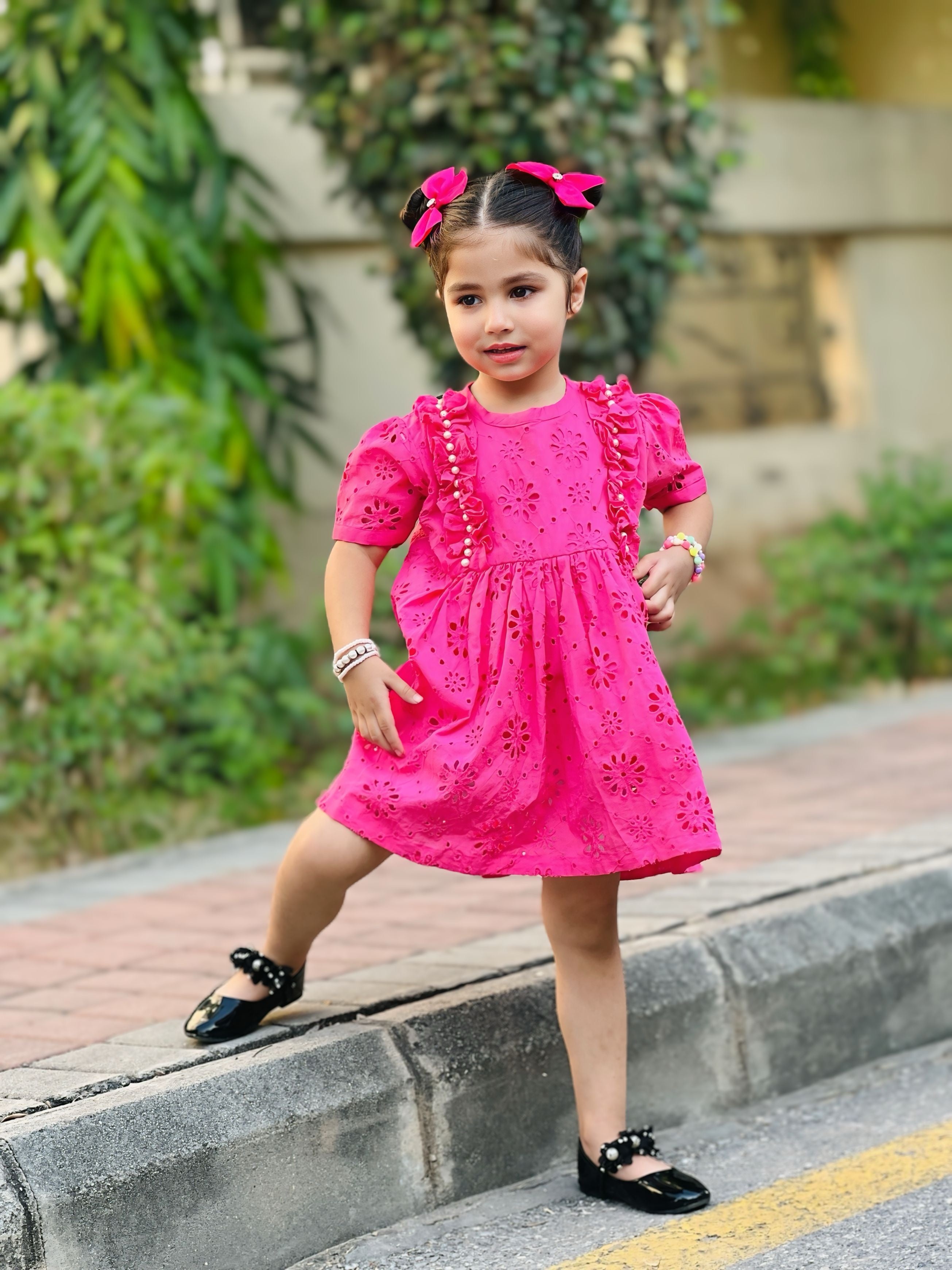 Chikenkari frockOct27_17:07