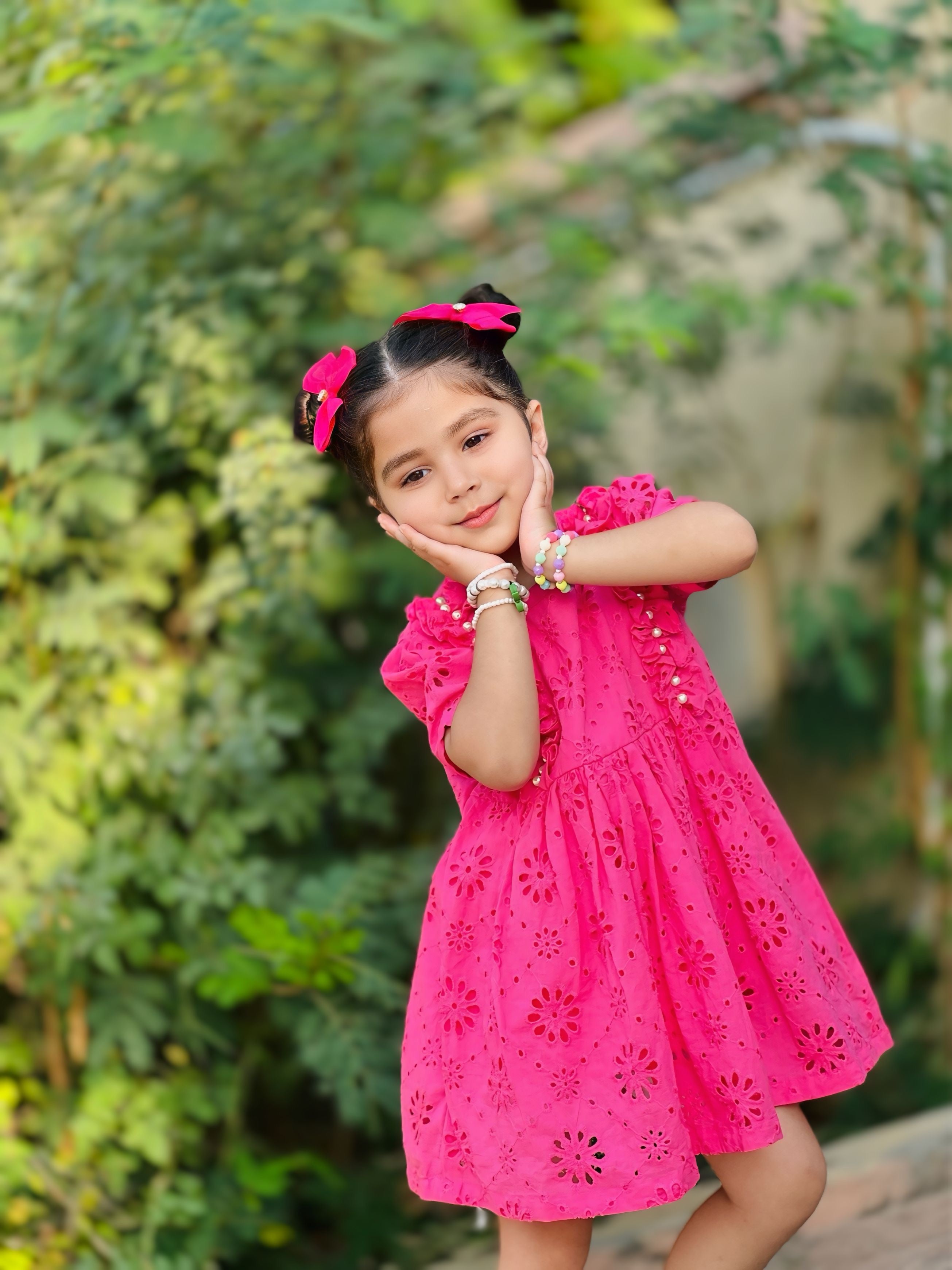 Chikenkari frockOct27_17:07