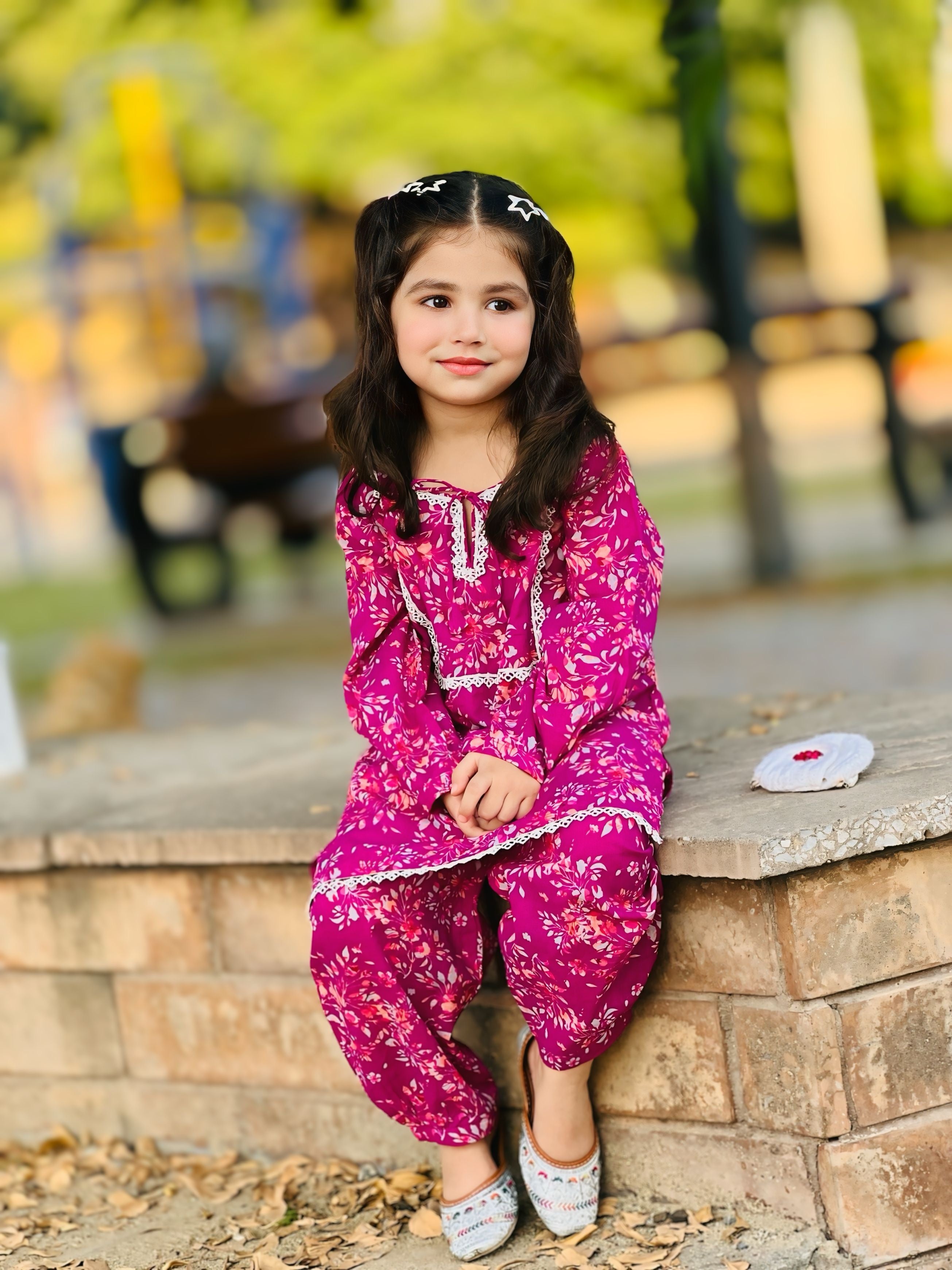 Girls' Pure Lawn Co-Ord Set